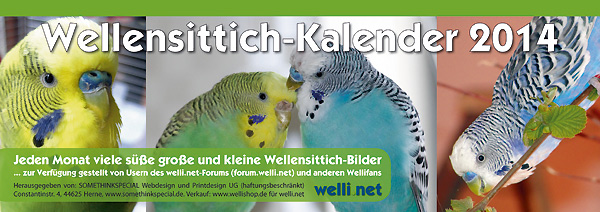 Wellensittich-Kalender 2014