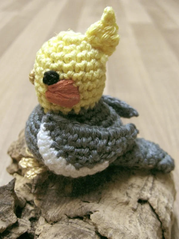 Wellensittich-Bild: der erste Versuch