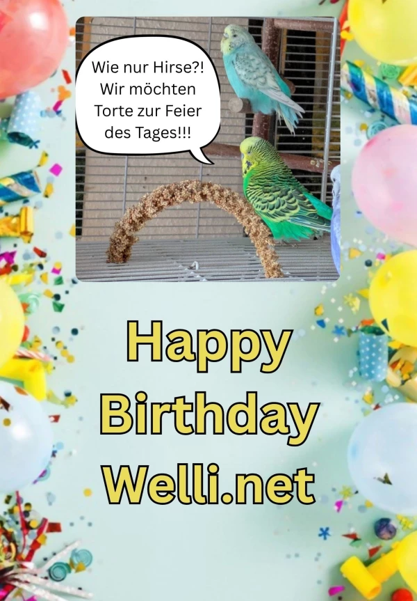 Alles erdenklich Gute zum Geburtstag Welli.net. Wir Racker und die Felo sind glücklich ein Teil von Euch sein zu können. Auf viele weiter Jahre.